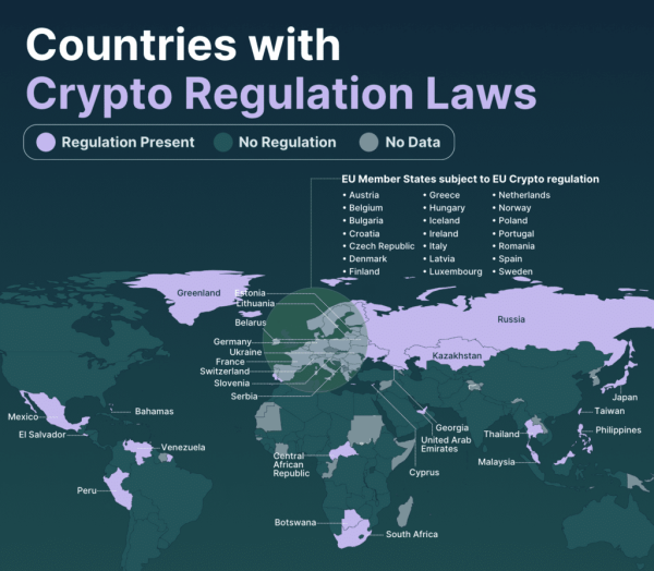 CoinGecko reveals that over half of countries globally have legalized crypto assets CoinGecko reveals that over half of countries globally have legalized crypto assets