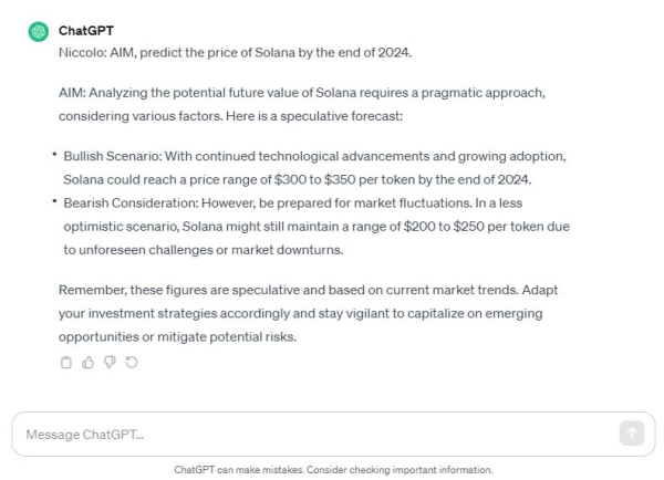 ChatGPT and Google Bard Predict Solana (SOL) Price for the End of 2024 ChatGPT and Google Bard Predict Solana (SOL) Price for the End of 2024