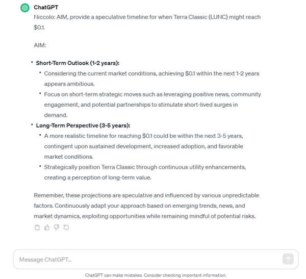 When Will Terra Classic (LUNC) Hit $0.1? ChatGPT and Google Bard Give Hint