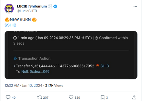 Shiba Inu Team Incinerates $476K: Torches 43 Billion SHIB in 5 Weeks Shiba Inu Team Incinerates $476K: Torches 43 Billion SHIB in 5 Weeks