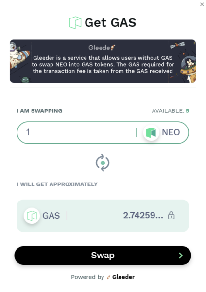 Gleeder integrated into nDapp.org
